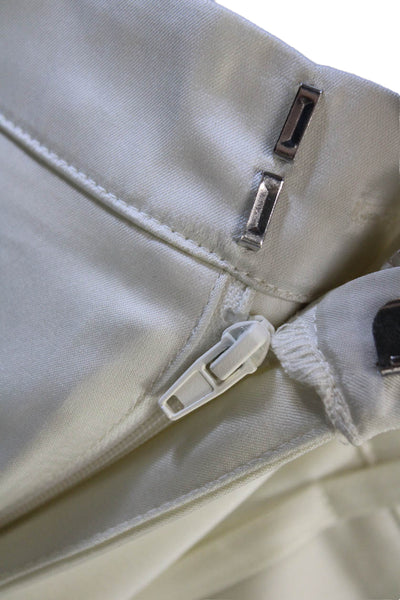 Noli Women Cargo Pants White Polyester Army Size 12