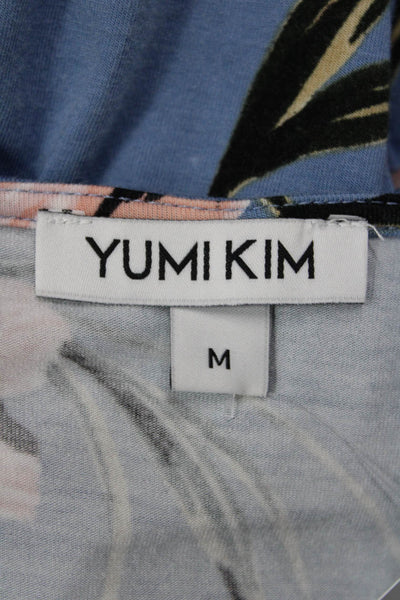 Yumi Kim, Women, Blue Floral Shift T-Shirt Dress Size M