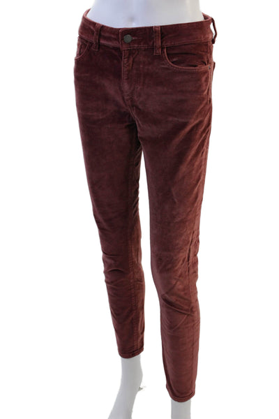 DL1961 Womens Ankle Cropped Brown Mid Rise Pants Size 26
