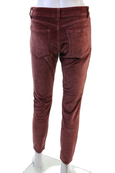 DL1961 Womens Ankle Cropped Brown Mid Rise Pants Size 26