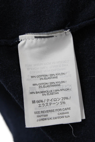 J Crew Women Basic Sleeveless Tank Dark Blue Crewneck Size M