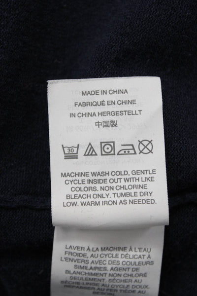 J Crew Women Basic Sleeveless Tank Dark Blue Crewneck Size M