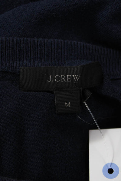 J Crew Women Basic Sleeveless Tank Dark Blue Crewneck Size M
