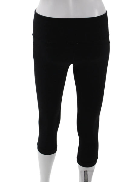 Lululemon Womens Stretch Low-Rise Cropped Leggings Back Size 4