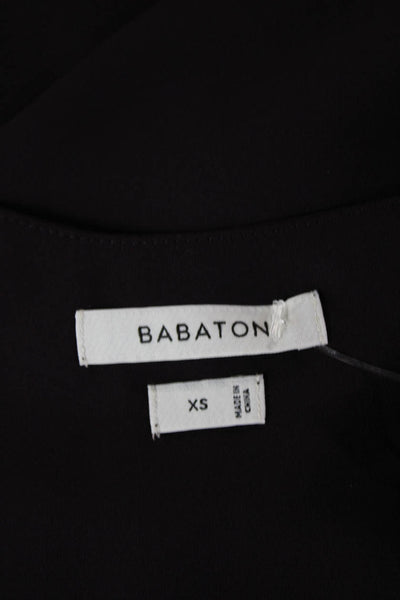 Babaton Womens Basic V-Neck Camisole Sleeveless Black Size XS