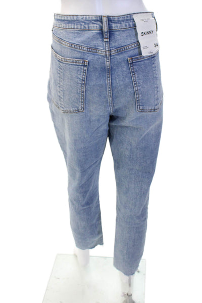 Rag & Bone Womens Ankle Skinny High Rise Blue Jeans Size 34