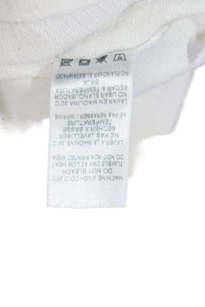 Sundry Women Jogger Sweatpants White Striped Drawstring Size 1