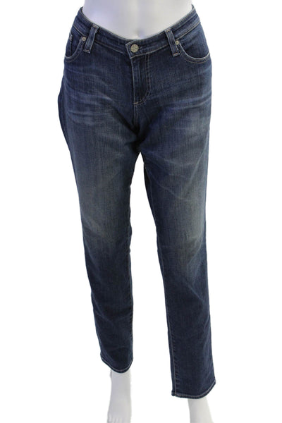 AG Adriano Goldschmied Unisex Dark Blue Straight Jeans Size 32