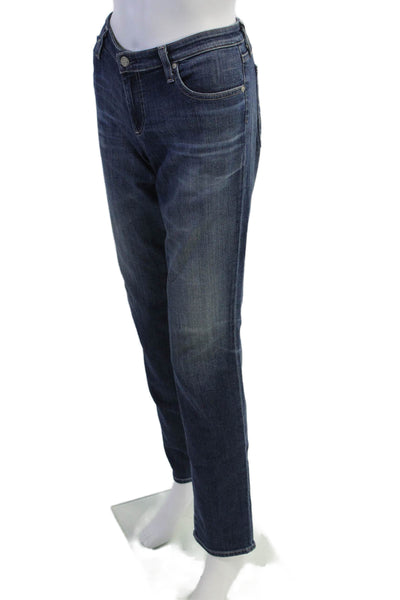 AG Adriano Goldschmied Unisex Dark Blue Straight Jeans Size 32