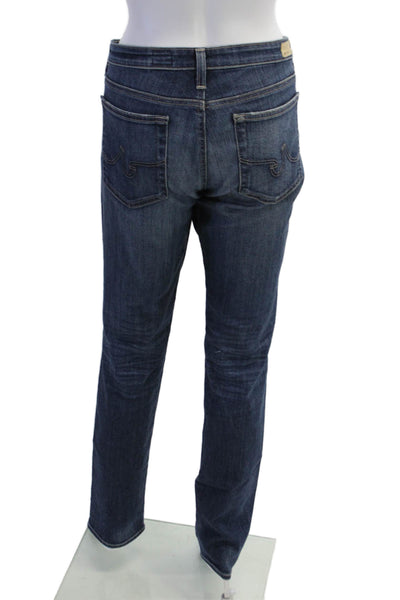 AG Adriano Goldschmied Unisex Dark Blue Straight Jeans Size 32