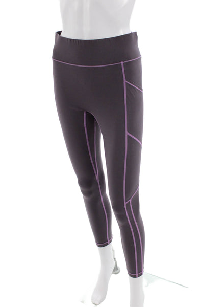 All Access Womens Ankle Leggings Dark Gray 50% Nylon 50% Spandex Size M
