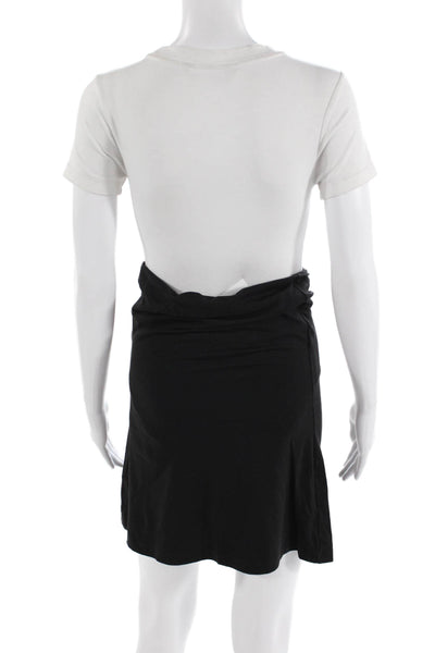 Susana Monaco Womens Knee Length Stretch Knit Pencil Skirt Black Size Large