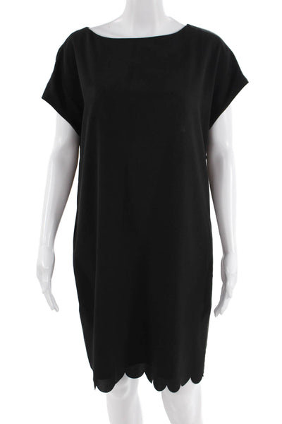 Susana Monaco Women Shift Dress Black Size 8