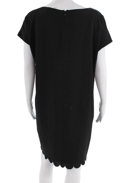 Susana Monaco Women Shift Dress Black Size 8