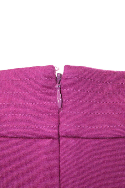 Laundry by Shelli Segal Women Sheath Dress Purple Sleeveless Knee-Length Size 2