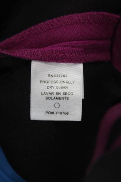 Laundry by Shelli Segal Women Sheath Dress Purple Sleeveless Knee-Length Size 2
