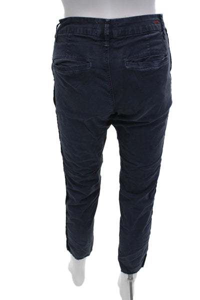 Sundry Unisex Chino Cropped Ankle Pants Dark Blue Button Size 26
