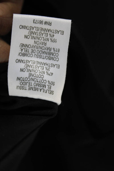 W by Worth Women Sheath Dress Black Knee-Length Sleeveless Zip Size 2