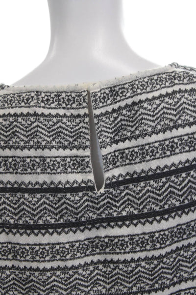 Calypso Saint Barth Womens Beige Geometric Sleeveless Shift Dress Size S