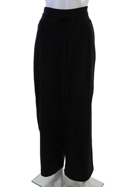 Athleta Womens Black Sweatpants Drawstring Tencel Blend Size XL