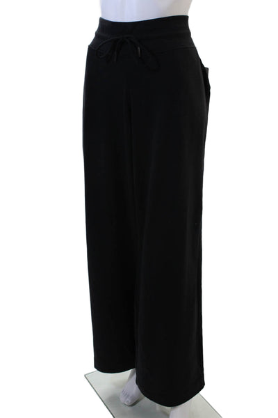 Athleta Womens Black Sweatpants Drawstring Tencel Blend Size XL