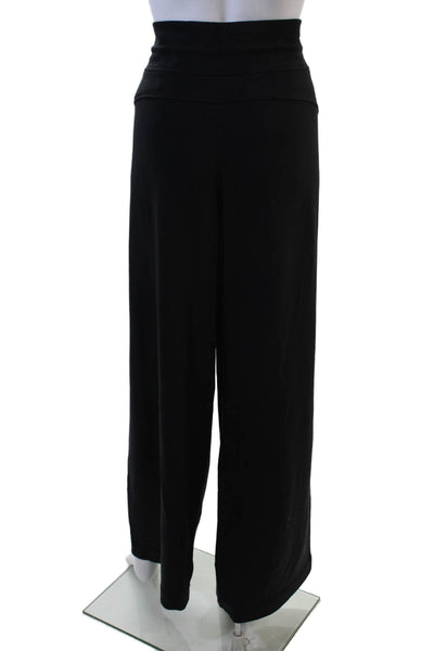 Athleta Womens Black Sweatpants Drawstring Tencel Blend Size XL