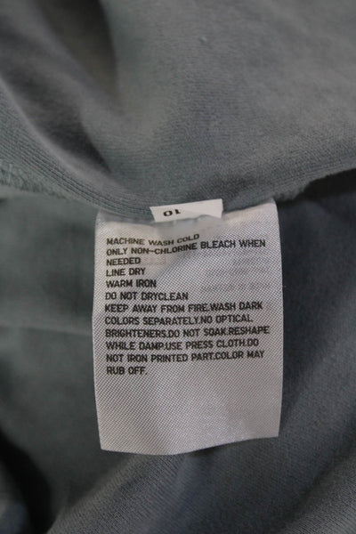 Uniqlo Men Long Sleeve Crew Neck Solid Cotton T-Shirt Size S
