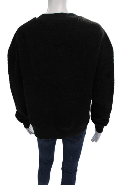 Everlane Womens Black Pullover Sweatshirt Crew Neck Long Sleeve Size S