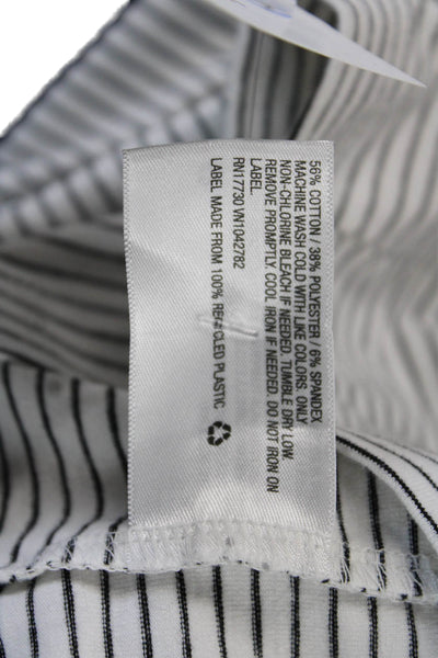 A New Day Womens Striped Sleeveless Shift Tank Dress White Size S