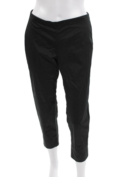 6397 Women Ankle Cropped Pants Black Size XS
