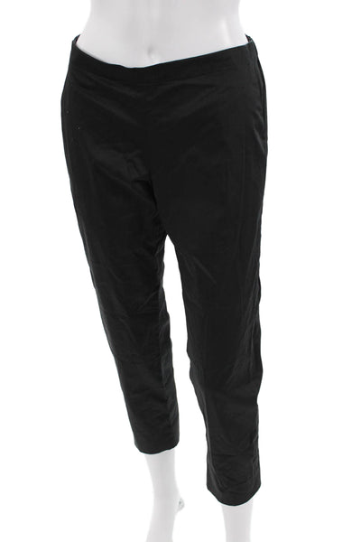 6397 Women Ankle Cropped Pants Black Size XS