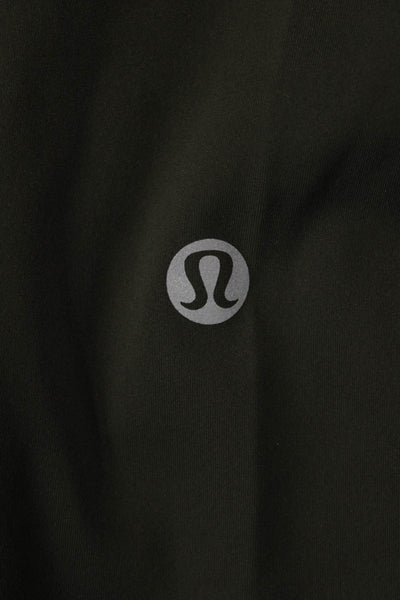 Lululemon Women Ankle Jegging Green Zip Nylon Blend Size 2