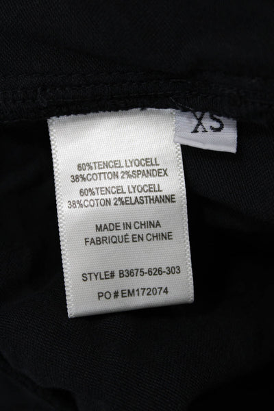 Bella Dahl Womens Black Jogger Pants Army Tencel Cotton Stretch Size XS