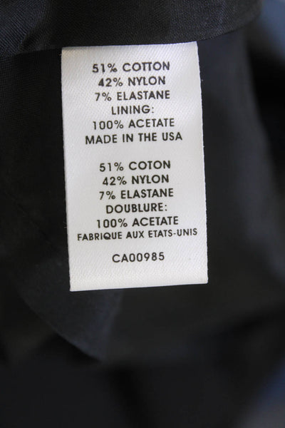 Nanette Lepore Womens Pleated Zip Lined Short Skirt Black Size 04