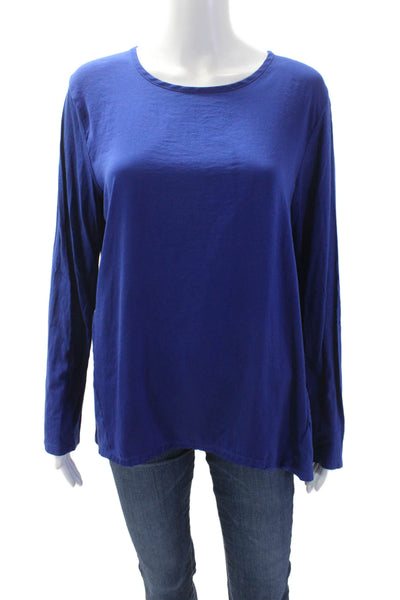 Michael Michael Kors, Women, T-Shirt Blue Polyester Long Sleeve Size L