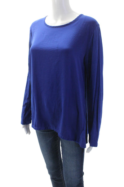 Michael Michael Kors, Women, T-Shirt Blue Polyester Long Sleeve Size L