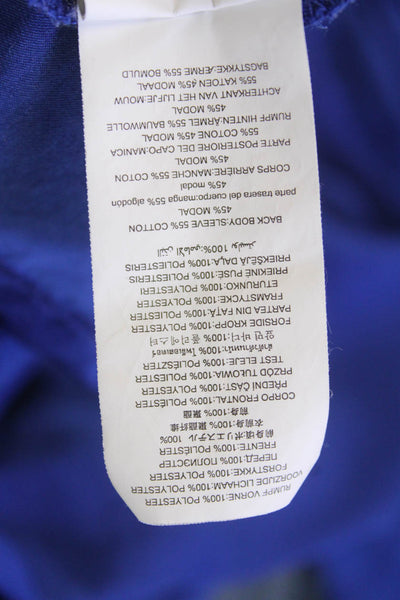Michael Michael Kors, Women, T-Shirt Blue Polyester Long Sleeve Size L