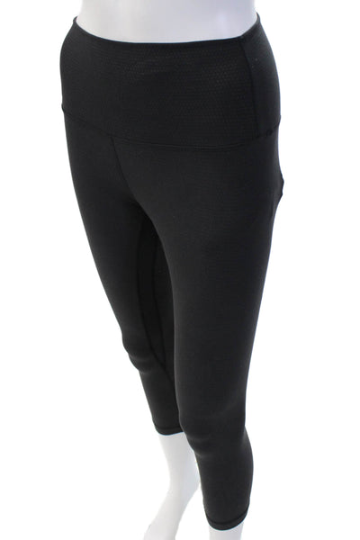 Lululemon Women Cropped Black Leggings Size 6