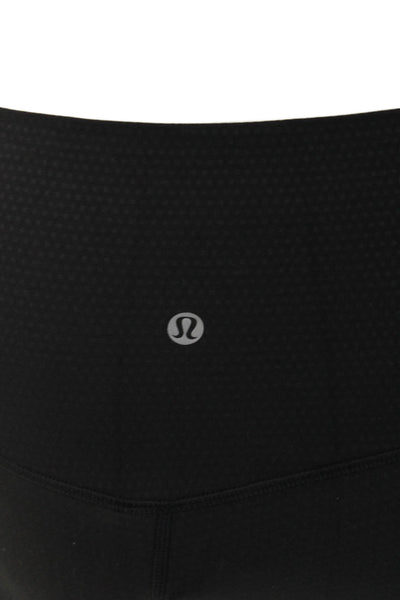 Lululemon Women Cropped Black Leggings Size 6