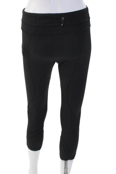 Lululemon Womens Ankle Length Leggings Black Nylon Blend Size 6