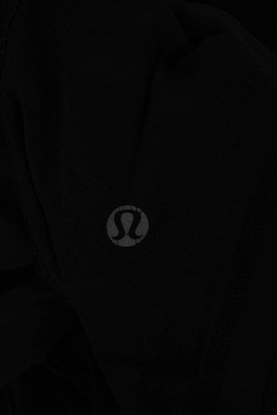 Lululemon Womens Ankle Length Leggings Black Nylon Blend Size 6
