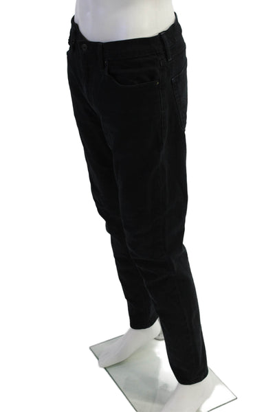 Levis Men Black Straight Jeans Button Fly 100% Cotton Size 32