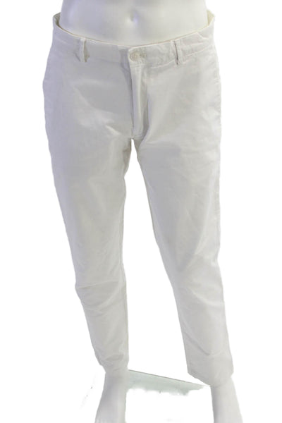 Club Monaco Men White Chinos Size 30
