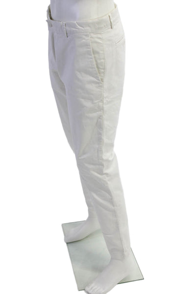 Club Monaco Men White Chinos Size 30