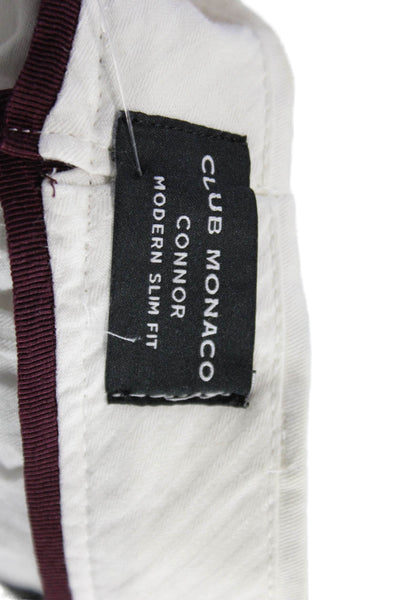 Club Monaco Men White Chinos Size 30