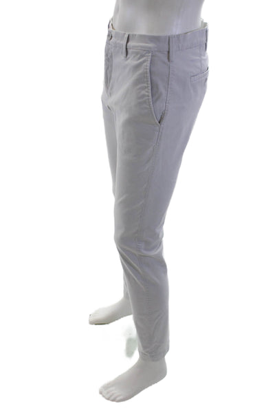 J Crew Mens Straight Tapered Dark Blue Cotton Jeans Button Fly Size 33