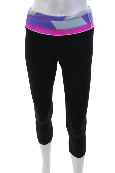 Lululemon Womens Black Capri Cropped Leggings Size 6