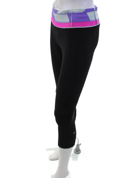 Lululemon Womens Black Capri Cropped Leggings Size 6