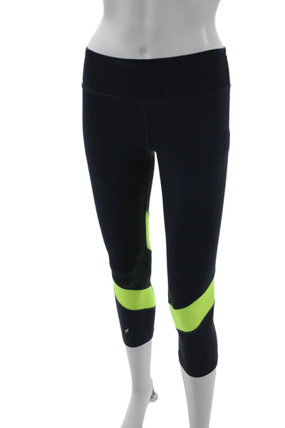 Pheel Womens Capri Leggings Black Size XS