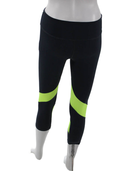 Pheel Womens Capri Leggings Black Size XS